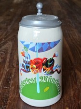 Boccale birra con coperchio in