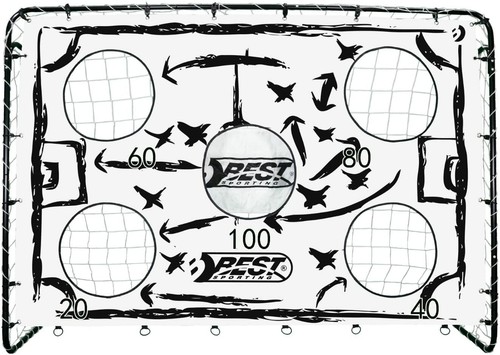 Porta calcio con rete - con,