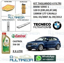 Tagliando filtri olio - filtri, e