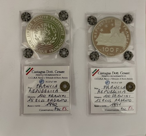 Lotto monete francia 100 - 2,