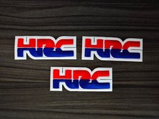 3 pezzi HONDA HRC Team MOTOCICLE Motorgp ferro su toppe ricamato cucito