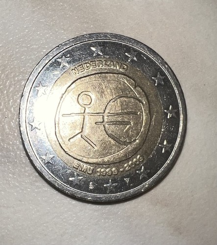 Moneta euro rara con omino - rara,