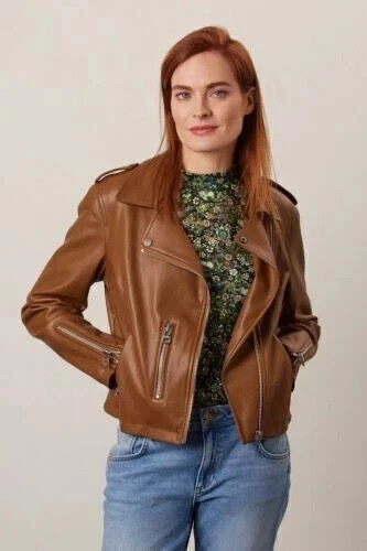 Giacca donna marrone vera