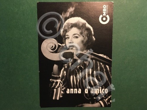 Cartolina anna amico 1960 - anna, d'amico