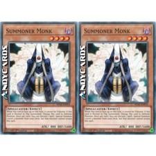 2x SUMMONER MONK • (Monaco Evocatore) • Comune • SDAZ EN016 • 1Ed • YUGIOH!