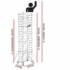 Trabattello Ponteggio mobile