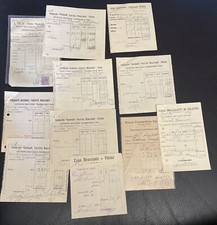 Lotto Documenti Filetto Russi Ravenna Grano Avena Orzo Trebbiatura - anni ‘30