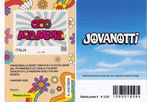 Jovanotti ciao mamma tessera - mamma,