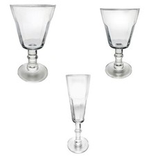 Calice in vetro per acqua vino