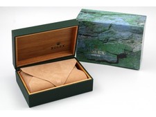 Scatola Porta Orologi Vera Pelle Verde Antigraffio Elegante Watch Box Nuova