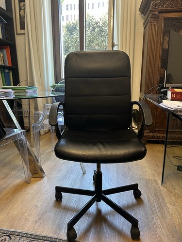 Poltrona ufficio girevole nera - ufficio,