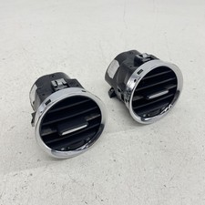 SET RISCALDATORE CRUSCOTTO SFIATO ARIA FIAT 500 COPPIA FINITURE CROMATE RISCALDAMENTO CRUSCOTTO 07-15