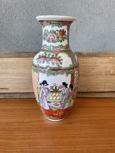 Vaso vintage cinese famille - vaso,