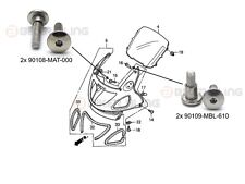 4x Bulloni Schermo Spallati Acciaio Inox Honda NT650V Deauville 1999-2005
