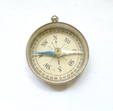 VECCHIA BUSSOLA TASCABILE GEOGRAFIA ESPLORAZIONE NAUTICA SCOUT MONTAGNA VINTAGE