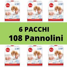 Pannolini Trudi Offerta Taglia 4 6 Pacchi Scatola Risparmio 7-18kg 108 Pannolini