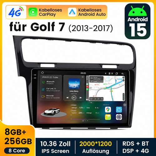 256g android autoradio - 8+256g,