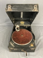 Grammofono Antico Graphophone Anni 20/30 Funzionante Carica Frontale Londra