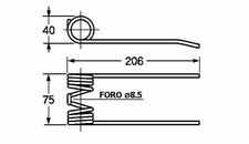 Dente Pick-Up Ricambio Ama per