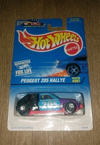 Hot wheels peugeot 205 rallye - wheels,