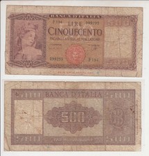 Repubblica 500 lire italia - 500,