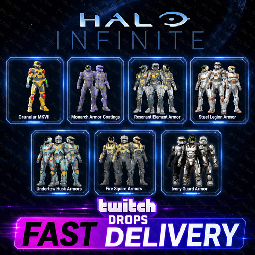 Halo infinite twitch - halo, drops