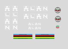 Alan bicycle Telaio Adesivi -
