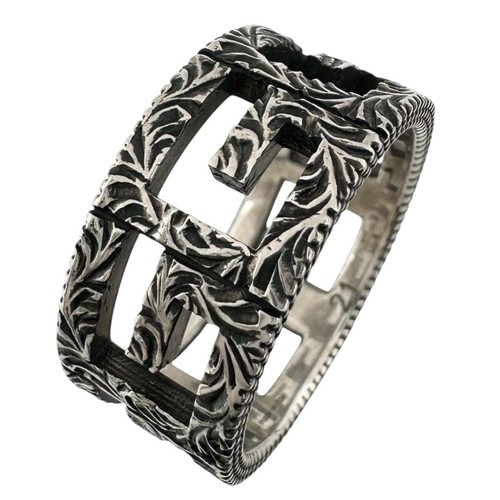 Anello uomo gucci quadrato - gucci, g