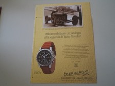 advertising Pubblicità 1993 OROLOGIO EBERHARD TAZIO NUVOLARI
