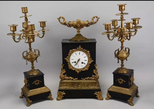Antico grande orologio - antico,
