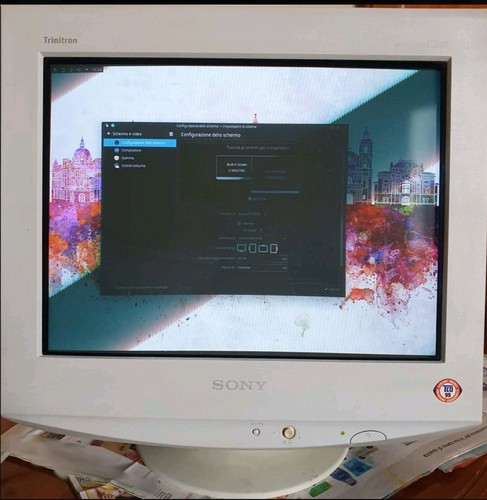 Monitor crt sony multiscan - 17",