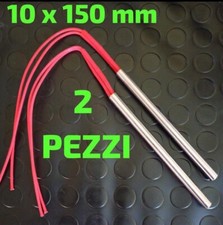 🇮🇪 2 Candeletta accensione STUFA PELLET resistenza  10 x 150 mm  W 300 