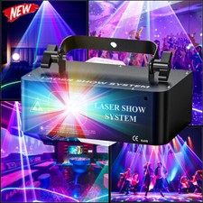 Scanner fascio RGB DMX effetto palco luci DJ proiettore laser LED luce spettacolo discoteca