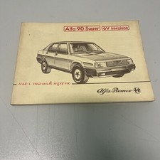 ALFA ROMEO USO E MANUTENZIONE