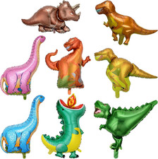 8Pcs Palloncino Dinosauro