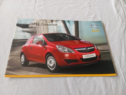 Depliant opel corsa van - opel,