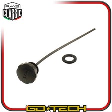 TAPPO SERBATOIO BENZINA PIAGGIO CIAO P PX PV PXV R R2 SC APE GRILLO 50 NERO ASTA