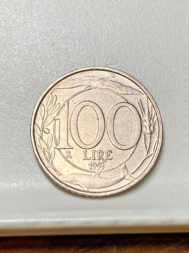 Moneta italia 100 lire - lire,