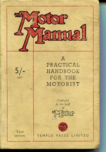 Manuale motore originale 1947 - originale,