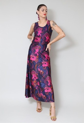 Maxi abito midi floreale