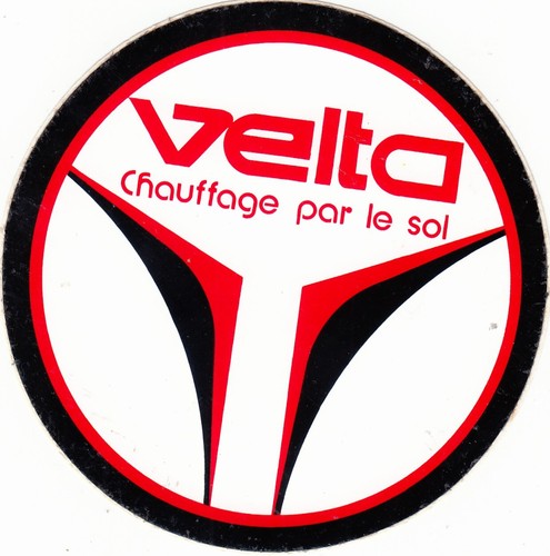 Autocollant velta chauffage - velta,