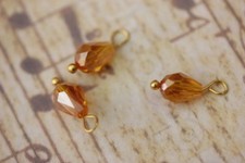 6pz pendente goccia cristallo