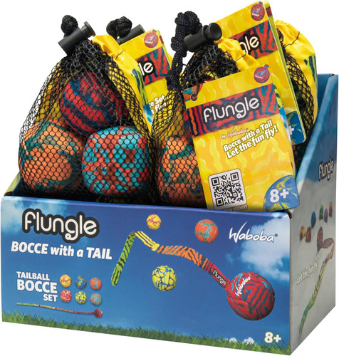 Flungle ball toss game bocce - ball,