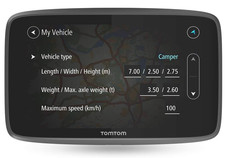 TomTom Go Camper Van e Caravan