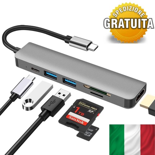 Hub usb tipo hdmi - tipo, sd