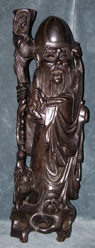 Cina grande antica statuina - e,