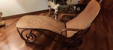 ANTICA CHAISE LONGUE THONET  MARCHIATA SEDIA FAGGIO LEGNO CURVATO BENT WOOD 800