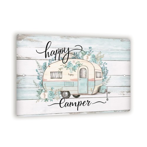 Insegna vintage happy camper - insegna,