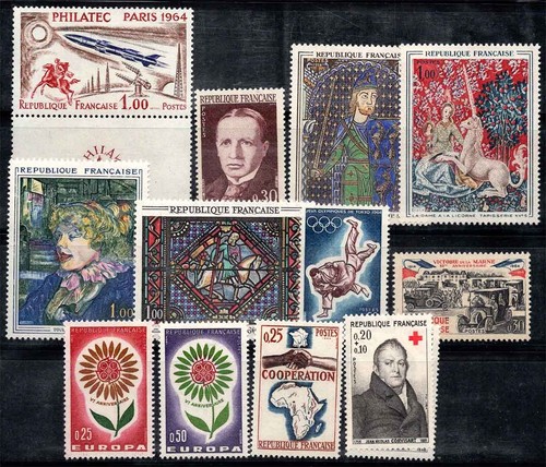 Francia 1964 1422 - yv., 1422-1434
