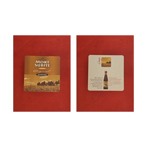 Sottobicchiere birra gueuze - sottobicchiere,